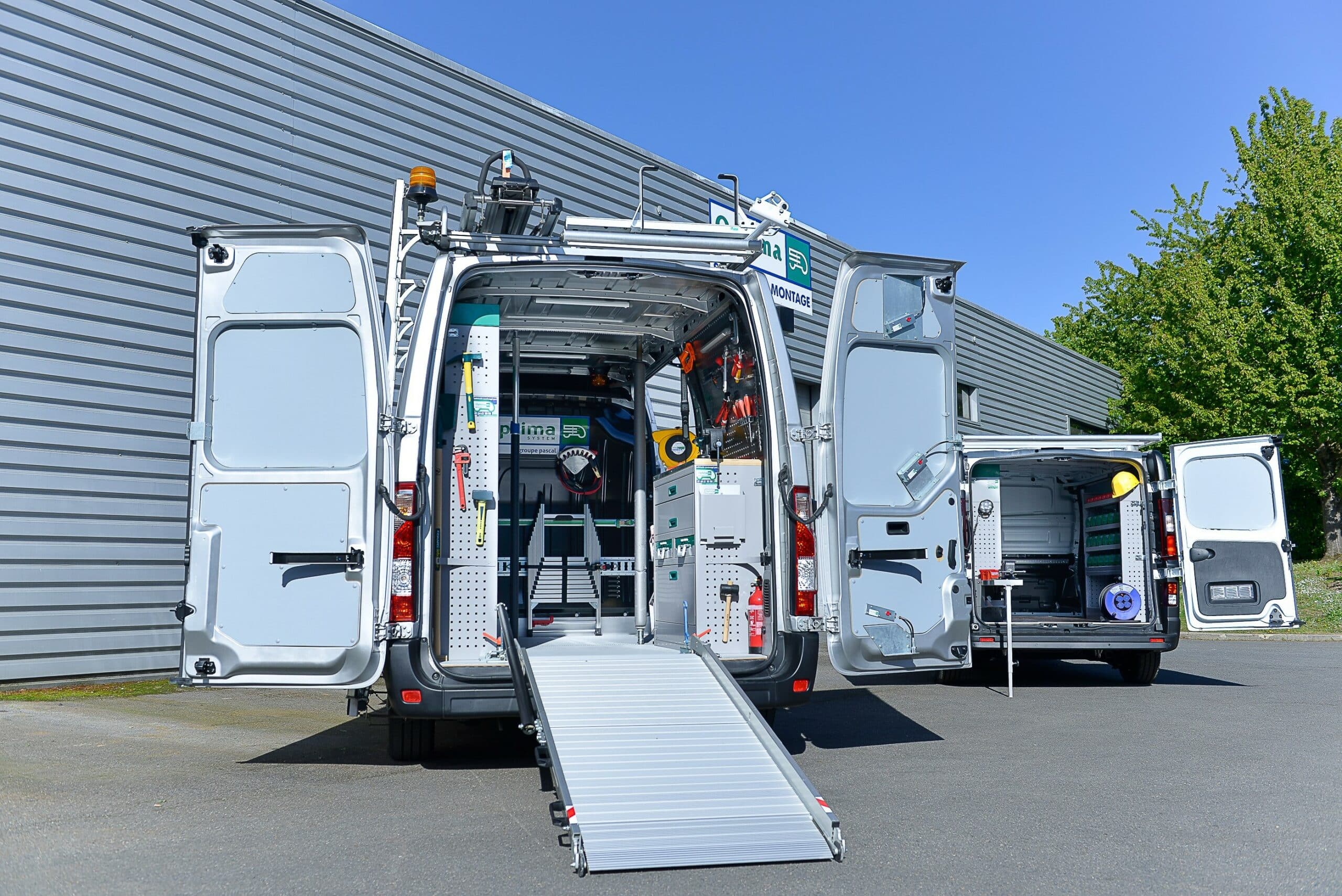 Amenagement Renault Master L2H2, plancher et protection utilitaire