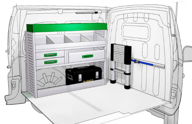 amenagement kangoo van plombier